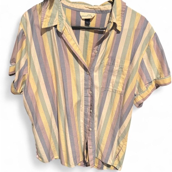 Universal Thread Multicolor Striped Shirt - Picture 5 of 7